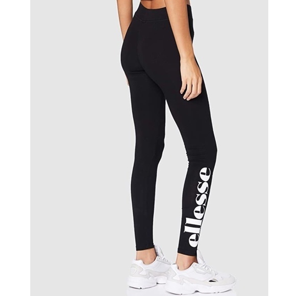 NWOT ELLESSE BLACK  LEGGINGS - S - Picture 1 of 12